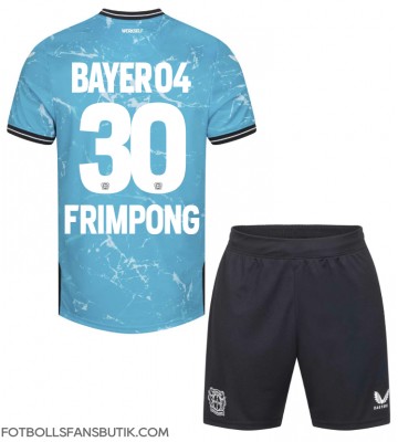 Bayer Leverkusen Jeremie Frimpong #30 Replika Tredje Tröja Barn 2023-24 Kortärmad (+ Korta byxor)